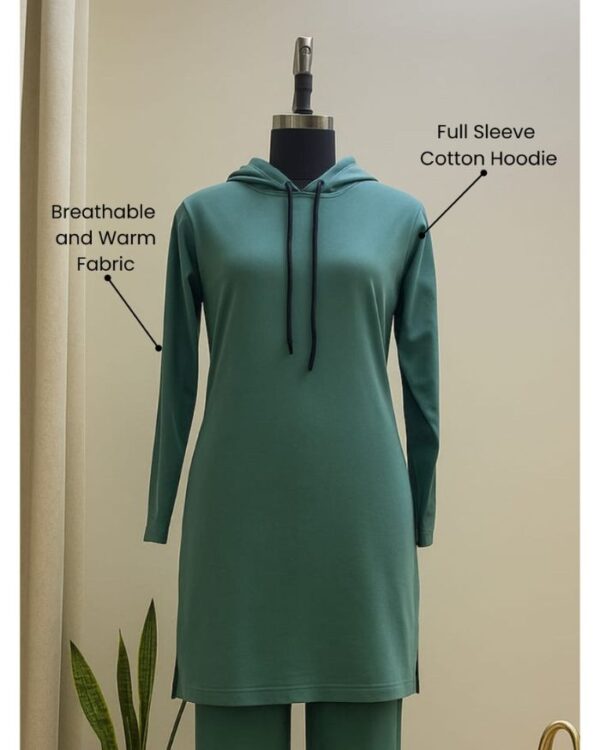 Everyday Ease Cotton Hoodie Set - Image 2