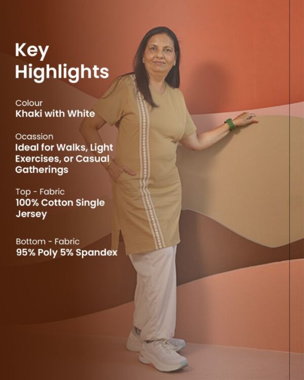 Lace Whisper T-shirt Patiala Set (Laced T-shirt Kurta and Patiala Set) - Image 3